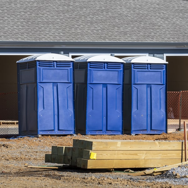 are there any restrictions on where i can place the porta potties during my rental period in Arnold